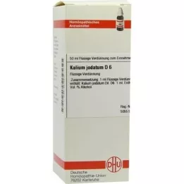 KALIUM JODATUM D 6 Razrjeđenje, 50 ml