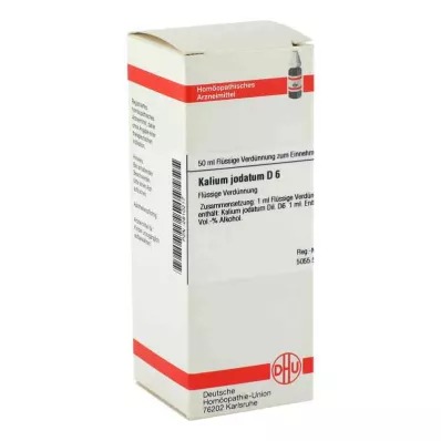 KALIUM JODATUM D 6 Razrjeđenje, 50 ml