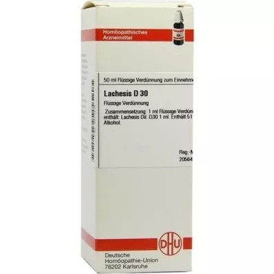 LACHESIS D 30 razrjeđenje, 50 ml