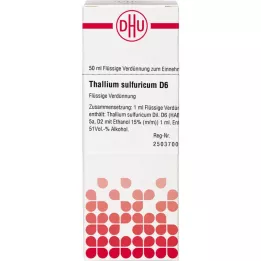 THALLIUM SULFURICUM D 6 Razrjeđenje, 50 ml