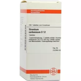 STRONTIUM CARBONICUM D 12 tableta, 200 kom