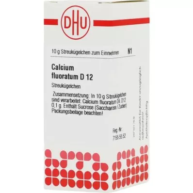 CALCIUM FLUORATUM D 12 globula, 10 g