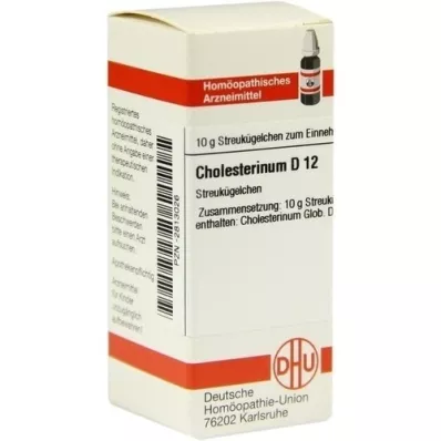 CHOLESTERINUM D 12 globula, 10 g