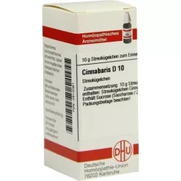 CINNABARIS D 10 globula, 10 g