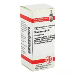 CINNABARIS D 10 globula, 10 g