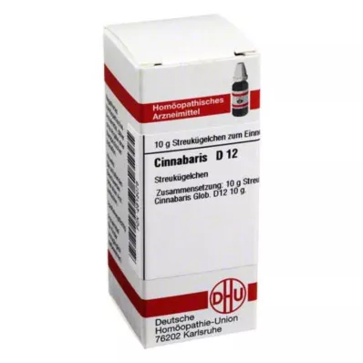 CINNABARIS D 12 globula, 10 g
