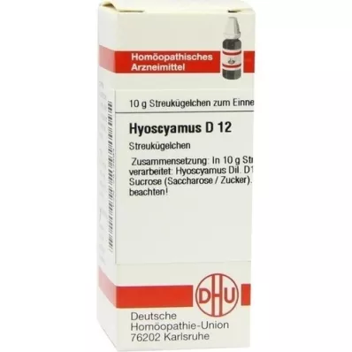 HYOSCYAMUS D 12 globula, 10 g