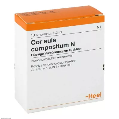 COR SUIS Compositum N ampule, 10 kom