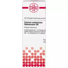 CALCIUM CARBONICUM Hahnemanni D 8 razrjeđenje, 20 ml