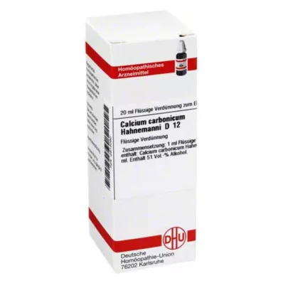 CALCIUM CARBONICUM Hahnemanni D 12 razrjeđenje, 20 ml