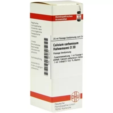 CALCIUM CARBONICUM Hahnemanni D 30 razrjeđenje, 20 ml