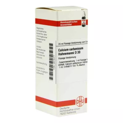 CALCIUM CARBONICUM Hahnemanni D 30 razrjeđenje, 20 ml