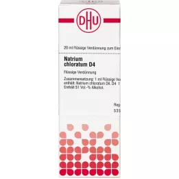 NATRIUM CHLORATUM D 4 razrjeđenje, 20 ml