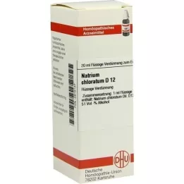 NATRIUM CHLORATUM D 12 Razrjeđenje, 20 ml