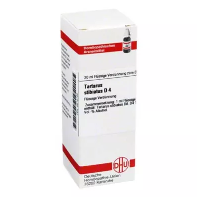 TARTARUS STIBIATUS D 4 razrjeđenje, 20 ml