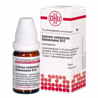 CALCIUM CARBONICUM Hahnemanni D 12 globula, 10 g