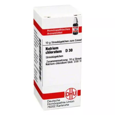 NATRIUM CHLORATUM D 30 globula, 10 g