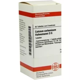 CALCIUM CARBONICUM Hahnemanni D 6 tableta, 80 kom