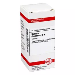 NATRIUM CHLORATUM D 4 tablete, 80 kom