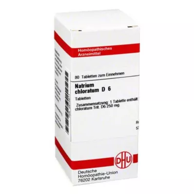 NATRIUM CHLORATUM D 6 tableta, 80 kom