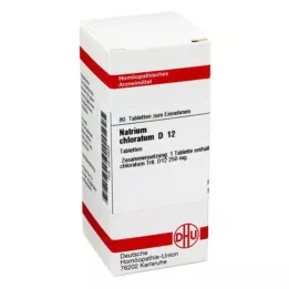 NATRIUM CHLORATUM D 12 tableta, 80 kom