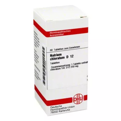 NATRIUM CHLORATUM D 12 tableta, 80 kom