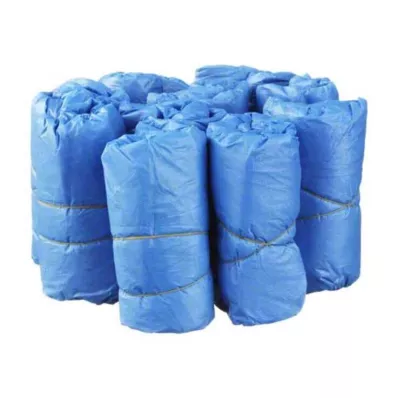 ÜBERSCHUHE Jedna plava plastika, 100 komada
