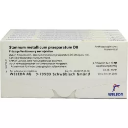 STANNUM METALLICUM praeparatum D 8 ampula, 48X1 ml