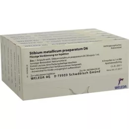 STIBIUM METALLICUM PRAEPARATUM D 6 ampula, 48X1 ml
