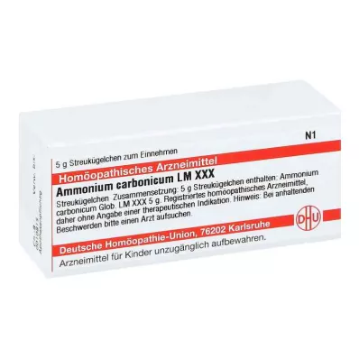 AMMONIUM CARBONICUM LM XXX Globule, 5 g