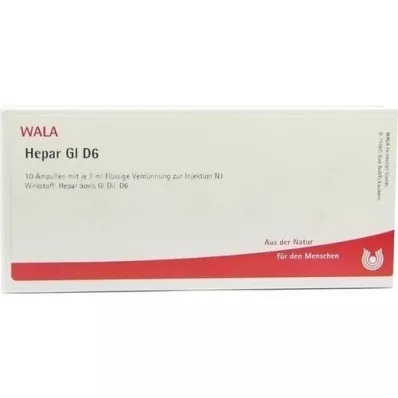 HEPAR GL D 6 ampula, 10X1 ml