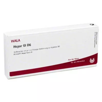 HEPAR GL D 6 ampula, 10X1 ml