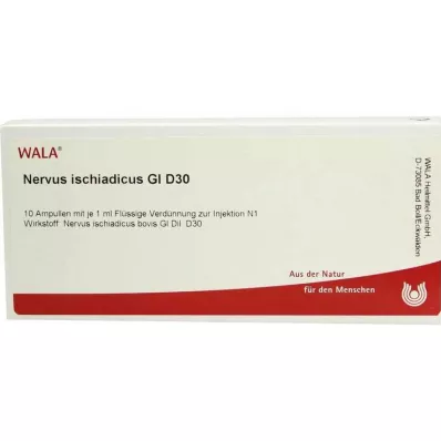 NERVUS ISCHIADICUS GL D 30 ampula, 10X1 ml NERVUS ISCHIADICUS GL D 30 ampula, 10X1 ml
