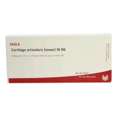 CARTILAGO articularis coxae GL D 6 ampula, 10X1 ml CARTILAGO articularis coxae GL D 6 ampula, 10X1 ml