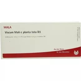 VISCUM MALI e planta tota D 3 ampule, 10X1 ml