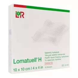 LOMATUELL H mast til 10x10 cm sterilni, 10 kom