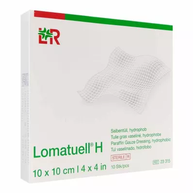 LOMATUELL H mast til 10x10 cm sterilni, 10 kom