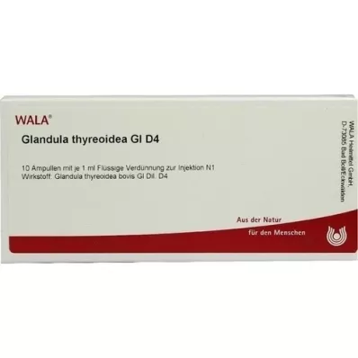 GLANDULA THYREOIDEA GL D 4 ampule, 10X1 ml