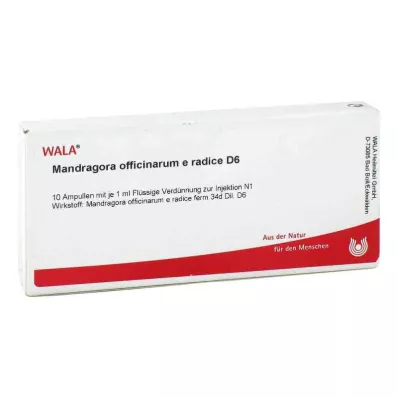 MANDRAGORA OFFICINARIUM e radice D 6 ampula, 10X1 ml MANDRAGORA OFFICINARIUM e radice D 6 ampula, 10X1 ml