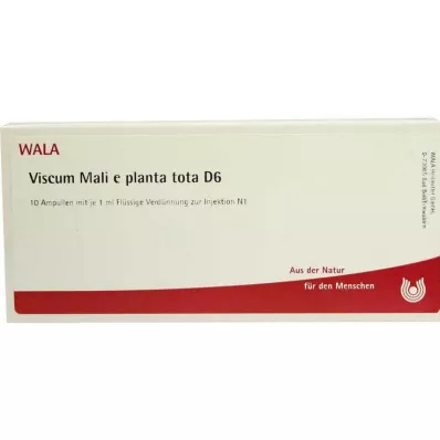 VISCUM MALI e planta tota D 6 ampula, 10X1 ml VISCUM MALI e planta tota D 6 ampula, 10X1 ml