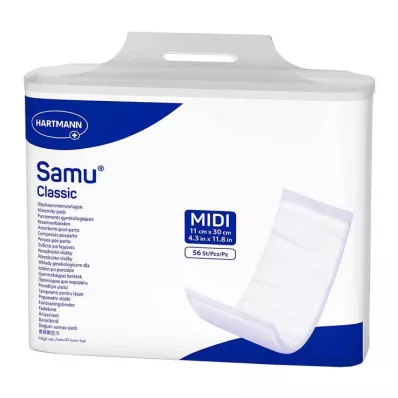 SAMU Šablone za novorođenče Classic midi 11x30 cm, 56 kom