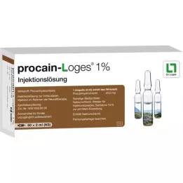 PROCAIN-Loges 1% otopina za injekcije ampule, 50X2 ml