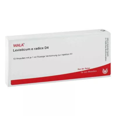 LEVISTICUM E radice D 4 ampule, 10X1 ml