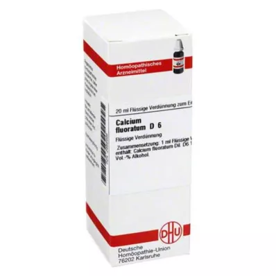 CALCIUM FLUORATUM D 6 Razrjeđenje, 20 ml