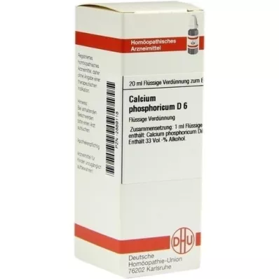 CALCIUM PHOSPHORICUM D 6 Razrjeđenje, 20 ml