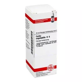 CARBO VEGETABILIS D 6 Razrjeđenje, 20 ml