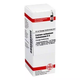 CALCIUM CARBONICUM Hahnemanni D 6 razrjeđenje, 20 ml