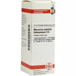 MERCURIUS SOLUBILIS Hahnemanni D 6 razrjeđenje, 20 ml