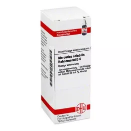 MERCURIUS SOLUBILIS Hahnemanni D 6 razrjeđenje, 20 ml