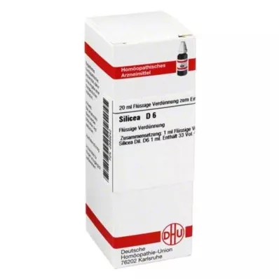 SILICEA D 6 Razrjeđenje, 20 ml